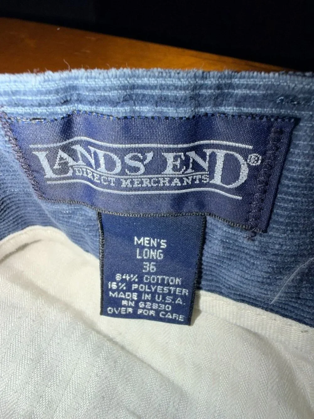 Lands End comfortable corduroy